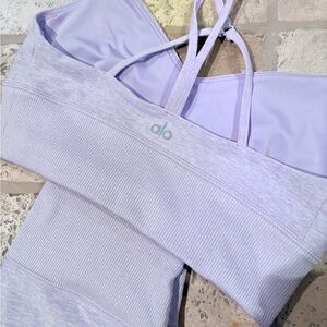 ALO Yoga SPORTS BRA & ALO SHORT SHORTS
LAVENDER. (💜ONE MORE WEEK ON THE SITE)💜